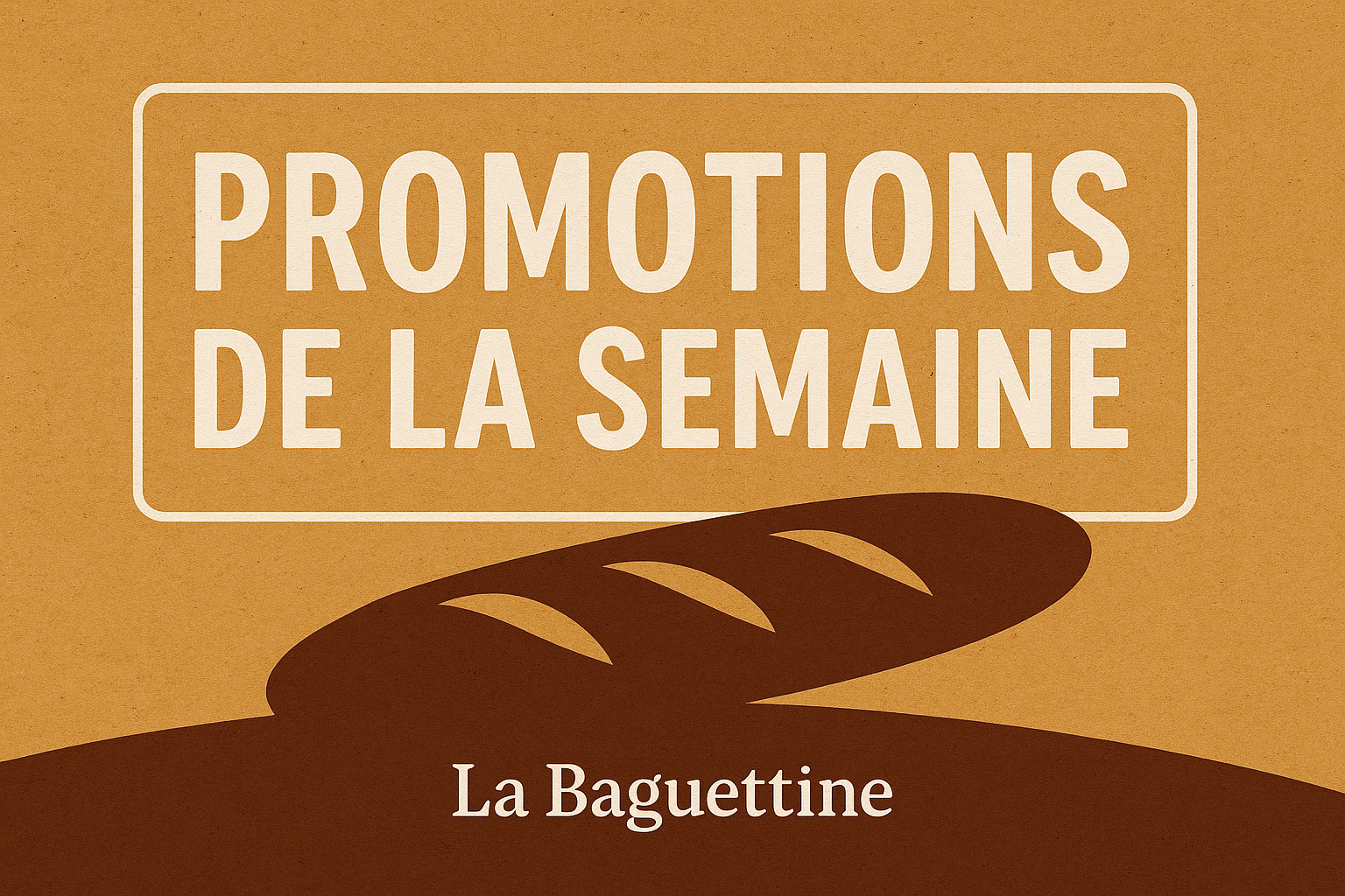 Les promotions de la semaine