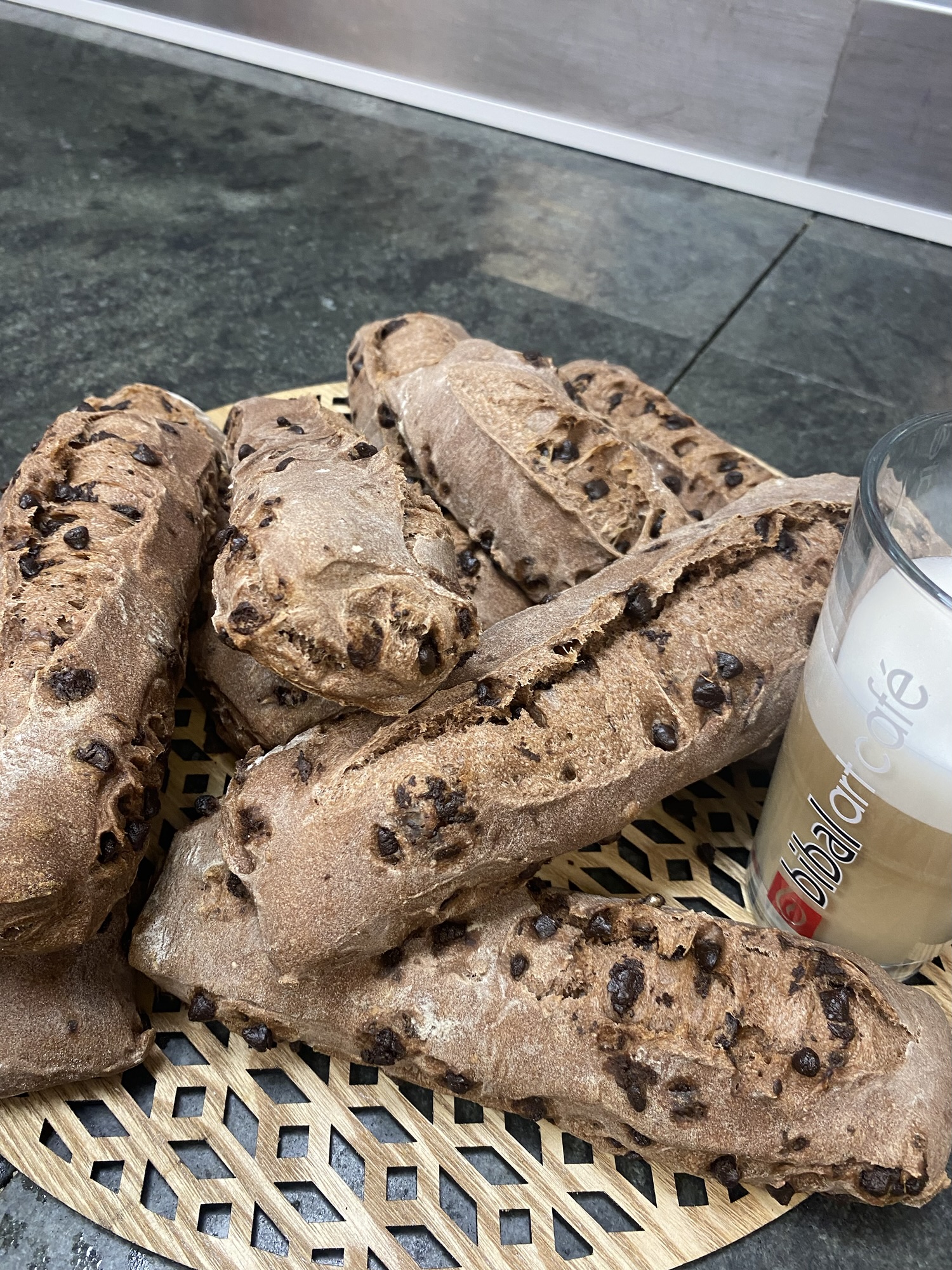 Aujourd’hui tradition chocolat avec pépites parfait à l heure du goûter pour les grands et les petits