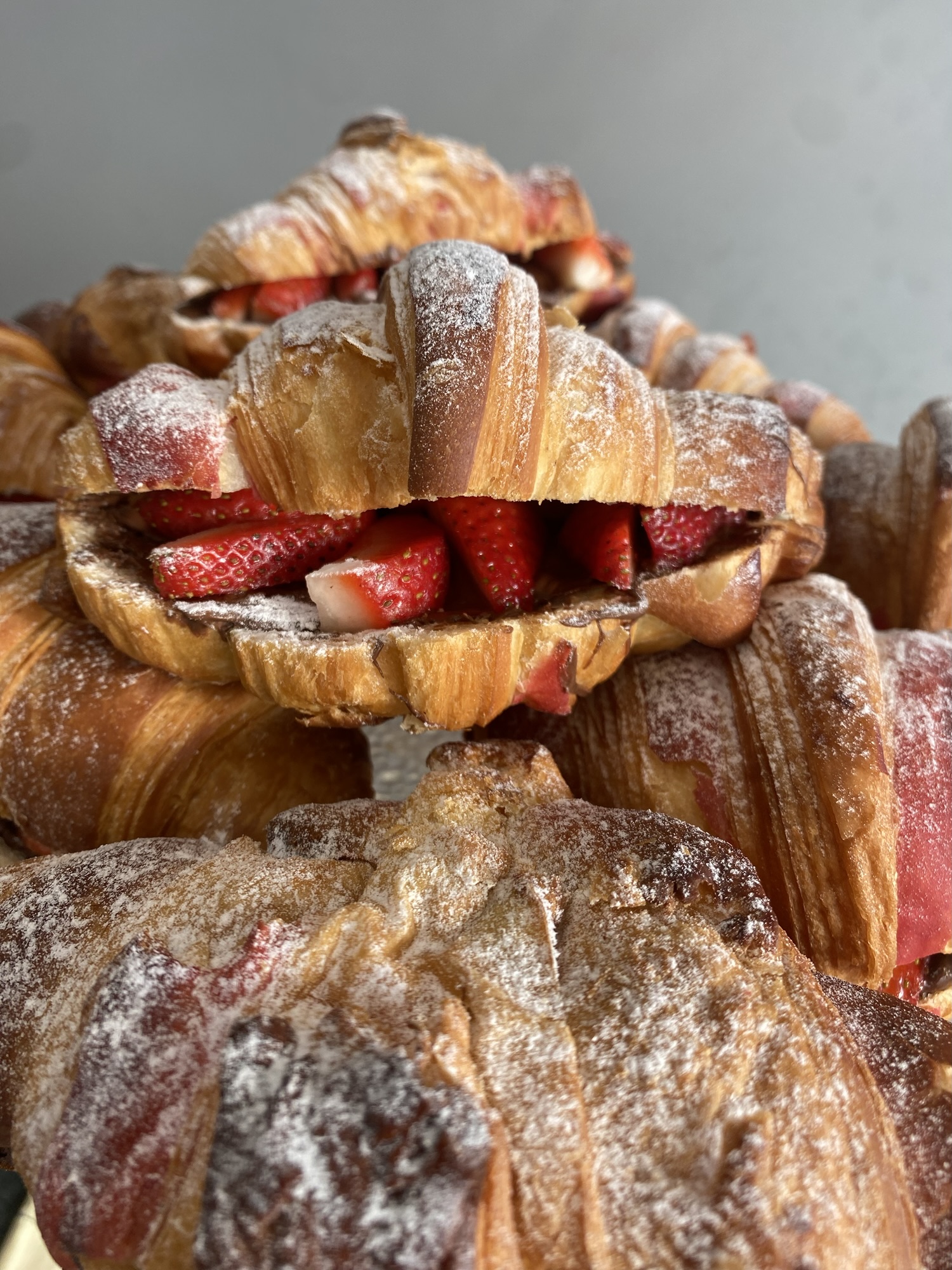 Croissant chocolat fraise
