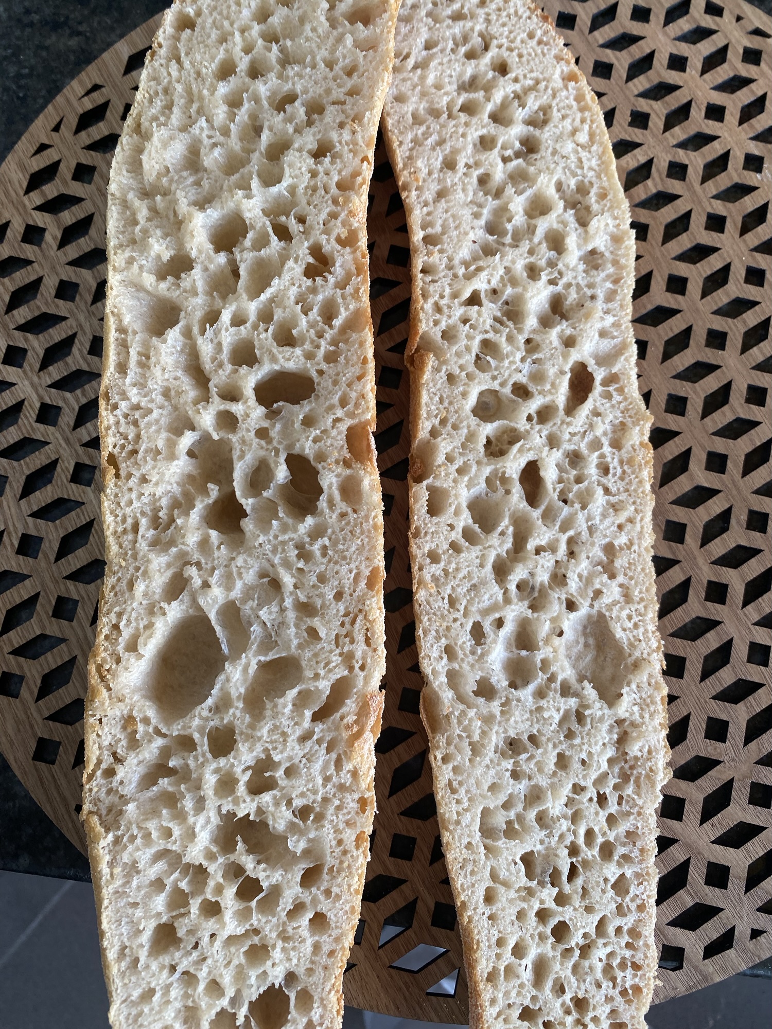 Alvéolage de la nouvelle baguette
