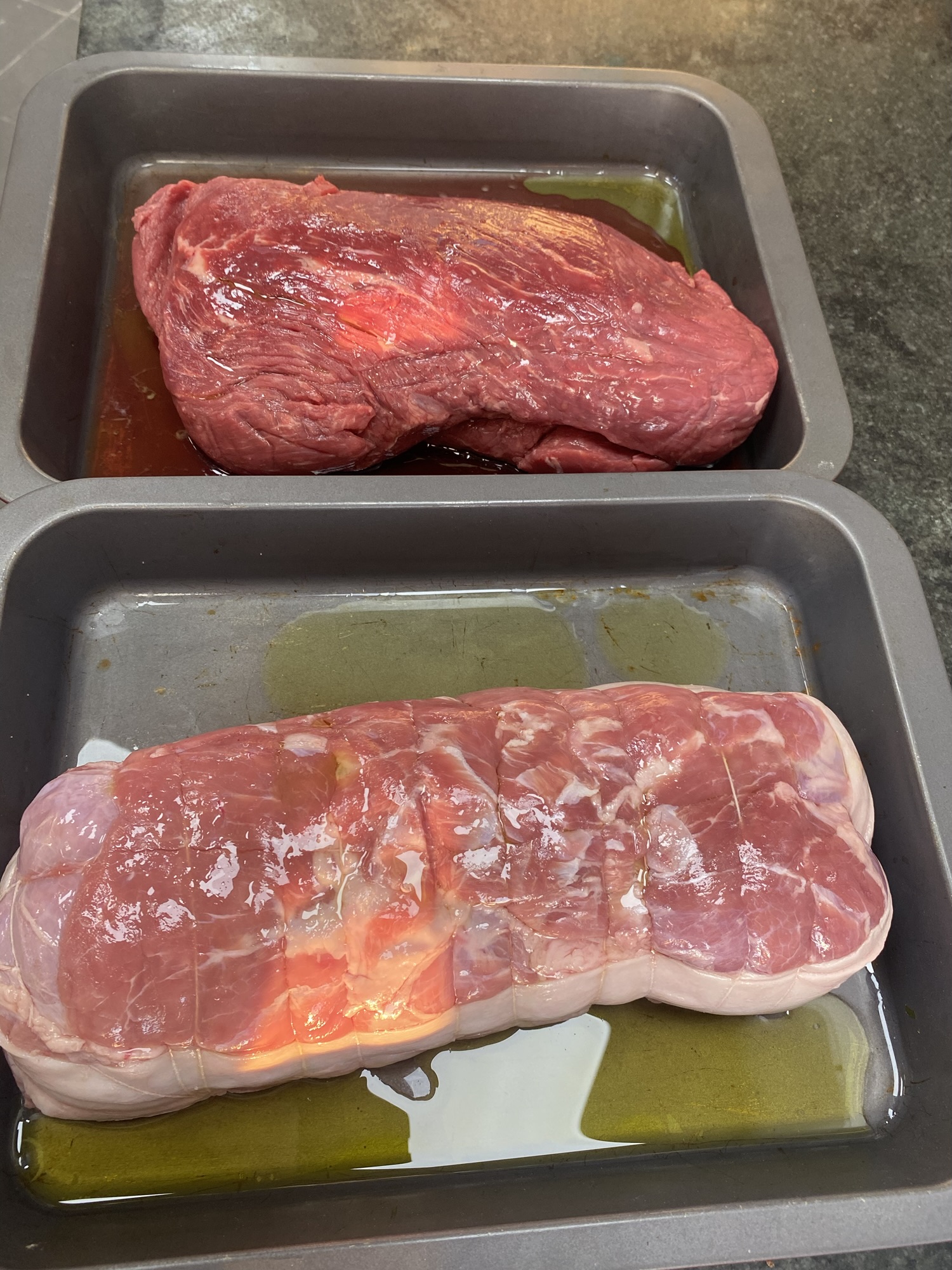 Rôti de veaux et de bœuf pour nos sandwiches