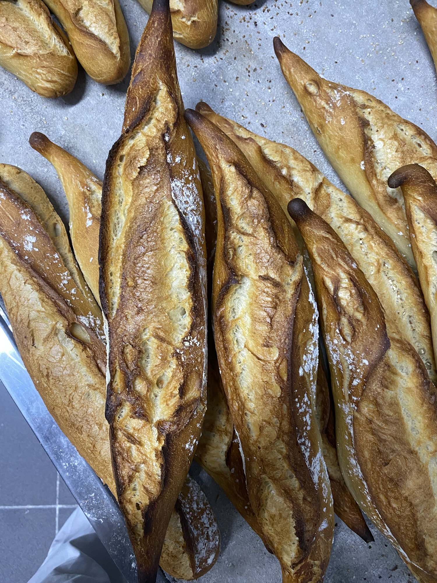 Baguette levain